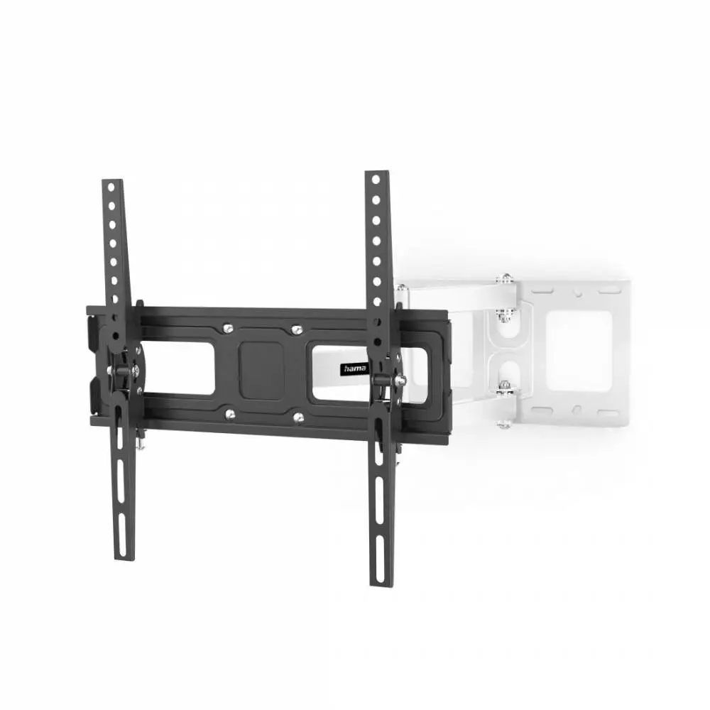 Soporte para TV, 165 cm (65"), hasta 35 kg, negro/blanco