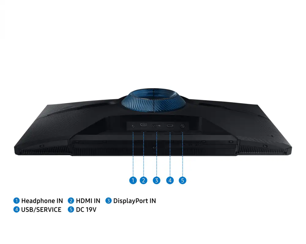Монитор Samsung Odyssey G5 LS27AG520, 27" IPS, QHD 2560x1440 , 165 Hz, 1 ms, G-Sync,FreeSync, DP, HDMI, Black