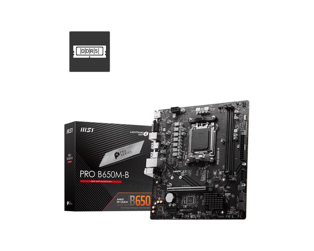 Дънна платка MSI PRO B650M-B AM5