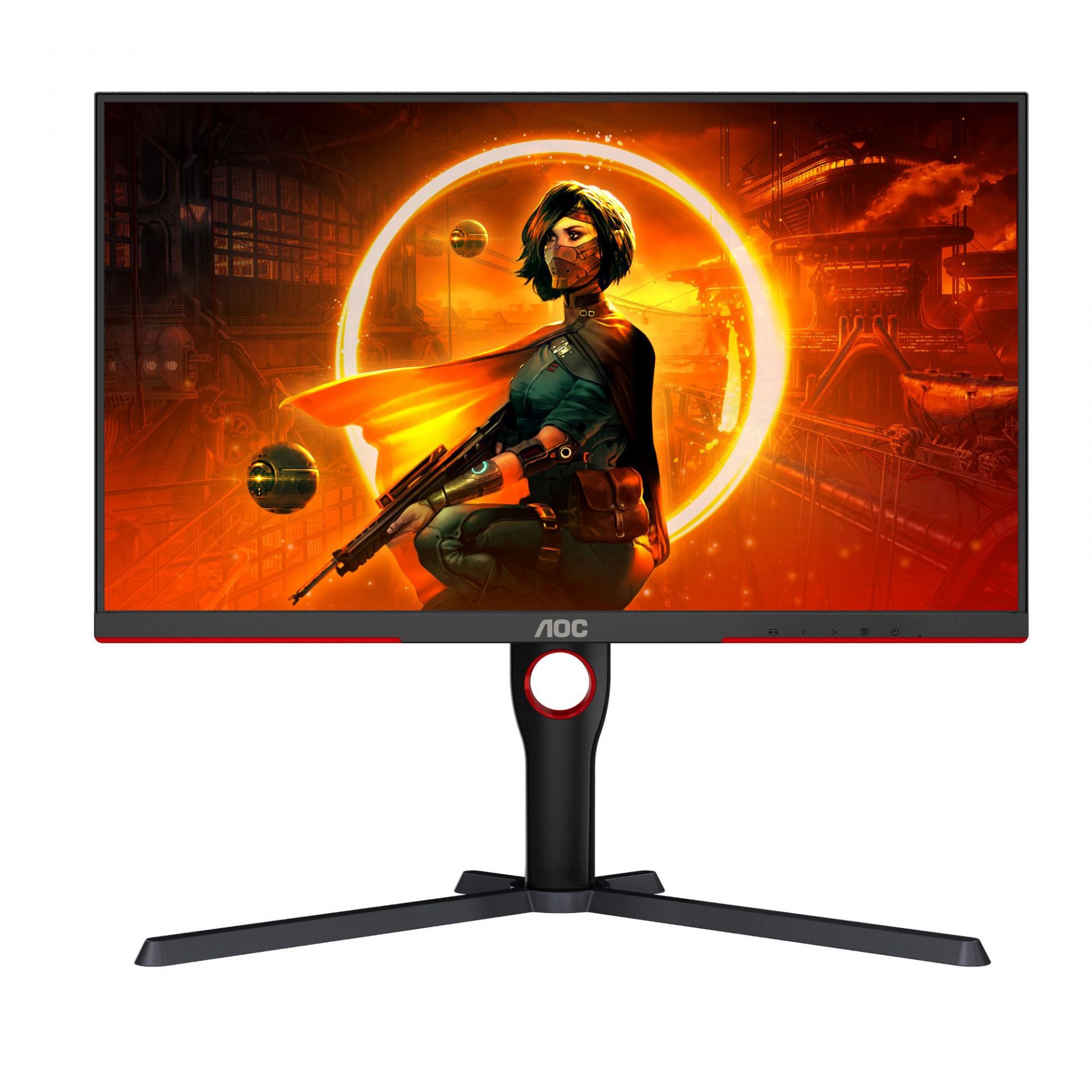 Монитор AOC Q27G3XMN/BK, 27", IPS MiniLED, QHD 2560x1440, 180Hz, 1ms, HDR1000, Adaptive Sync  