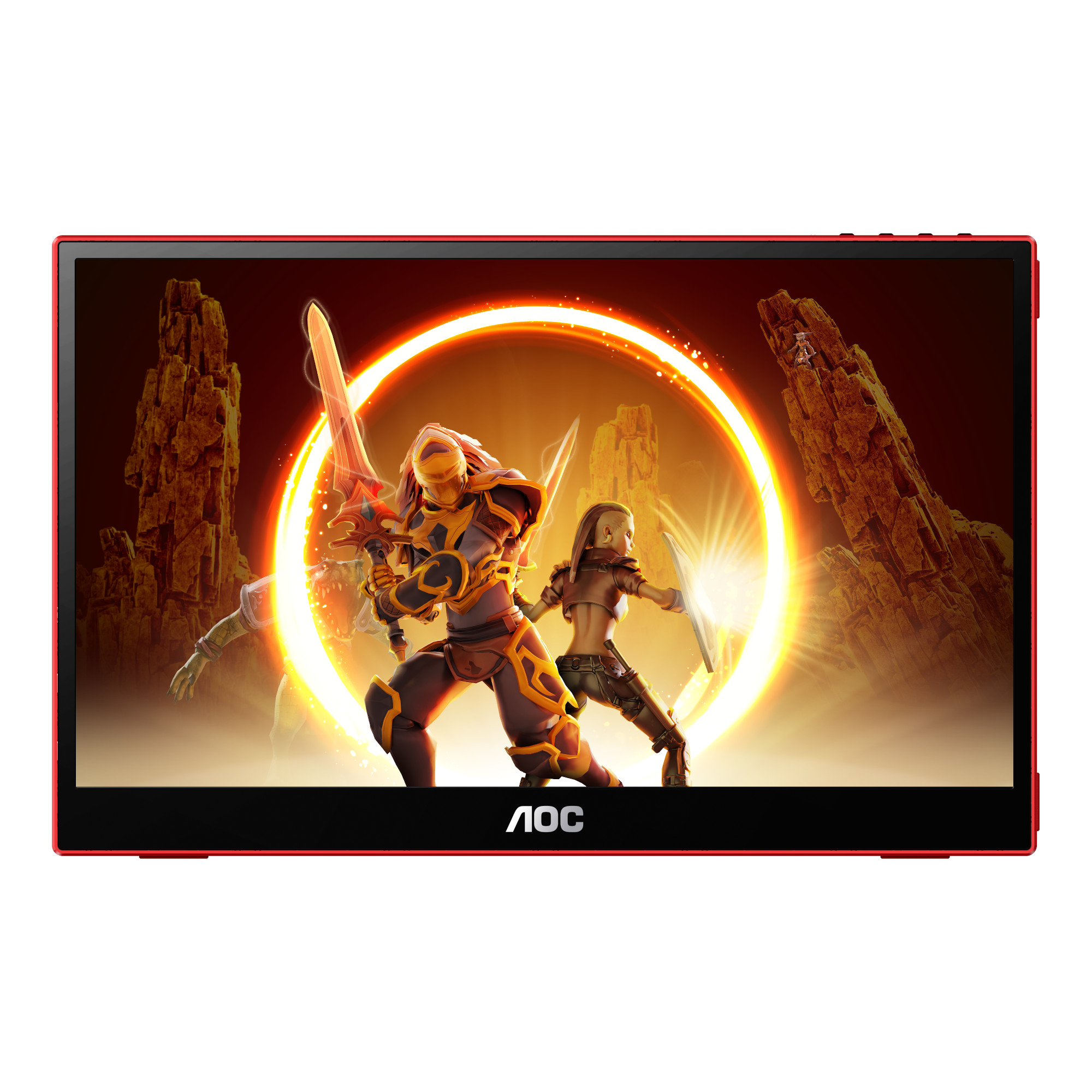Монитор AOC 16G3 GAMING Portable 15.6", IPS, FHD 1920x1080, 144Hz, 4ms, HDMI, USB-C, AMD FreeSync/G-Sync