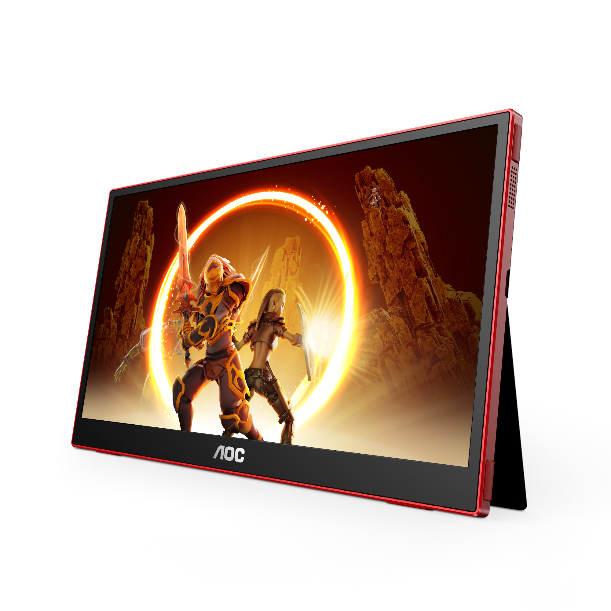 Монитор AOC 16G3 GAMING Portable 15.6", IPS, FHD 1920x1080, 144Hz, 4ms, HDMI, USB-C, AMD FreeSync/G-Sync