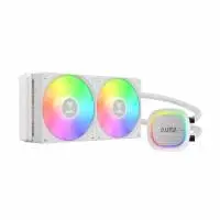 Водно охлаждане за процесор Gamdias AURA GL240 v2 White aRGB Water Cooling 240mm 