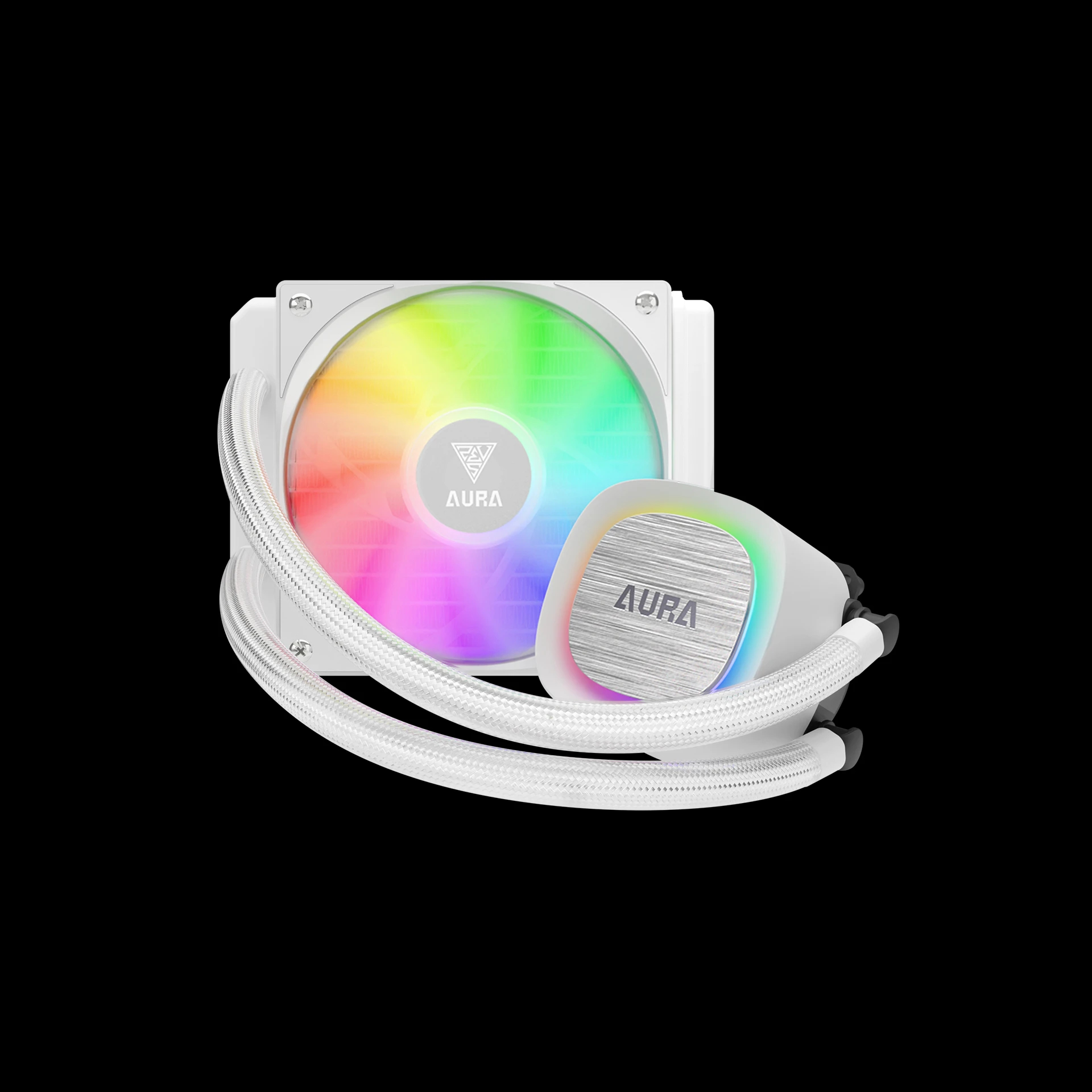 Водно охлаждане за процесор Gamdias AURA GL120 v2 White aRGB Water Cooling 120mm