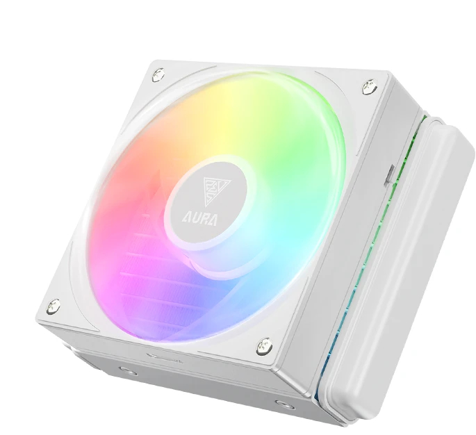  Водно охлаждане за процесор Gamdias AURA GL120 v2 White aRGB Water Cooling 120mm