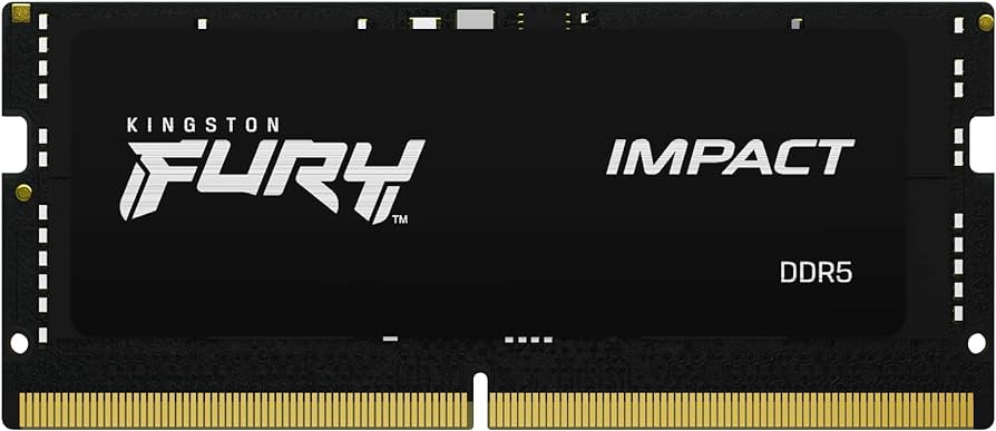 Памет Kingston FURY IMPACT 16GB SODIMM DDR5 5600MHz CL40 - KF556S40IB-16
