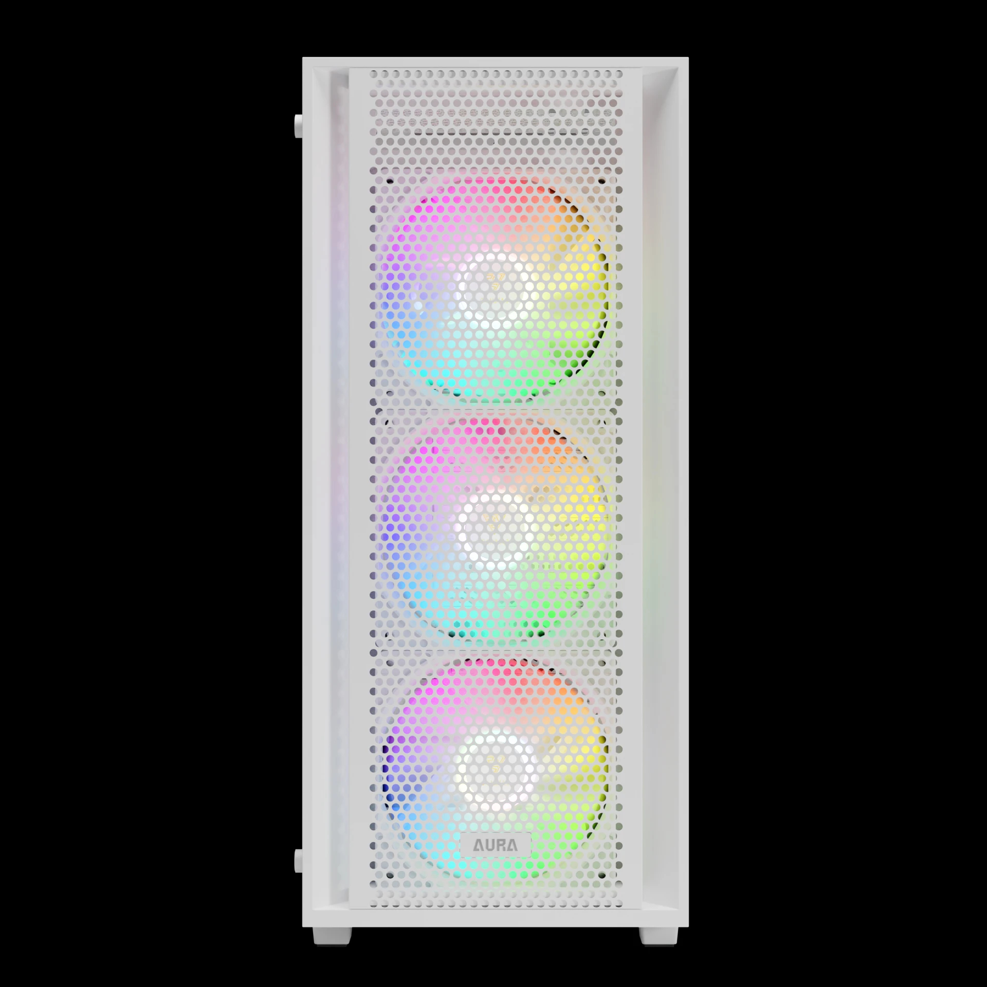 Кутия Gamdias AURA GC2 Elite White Case ATX Mesh RGB Tempered Glass