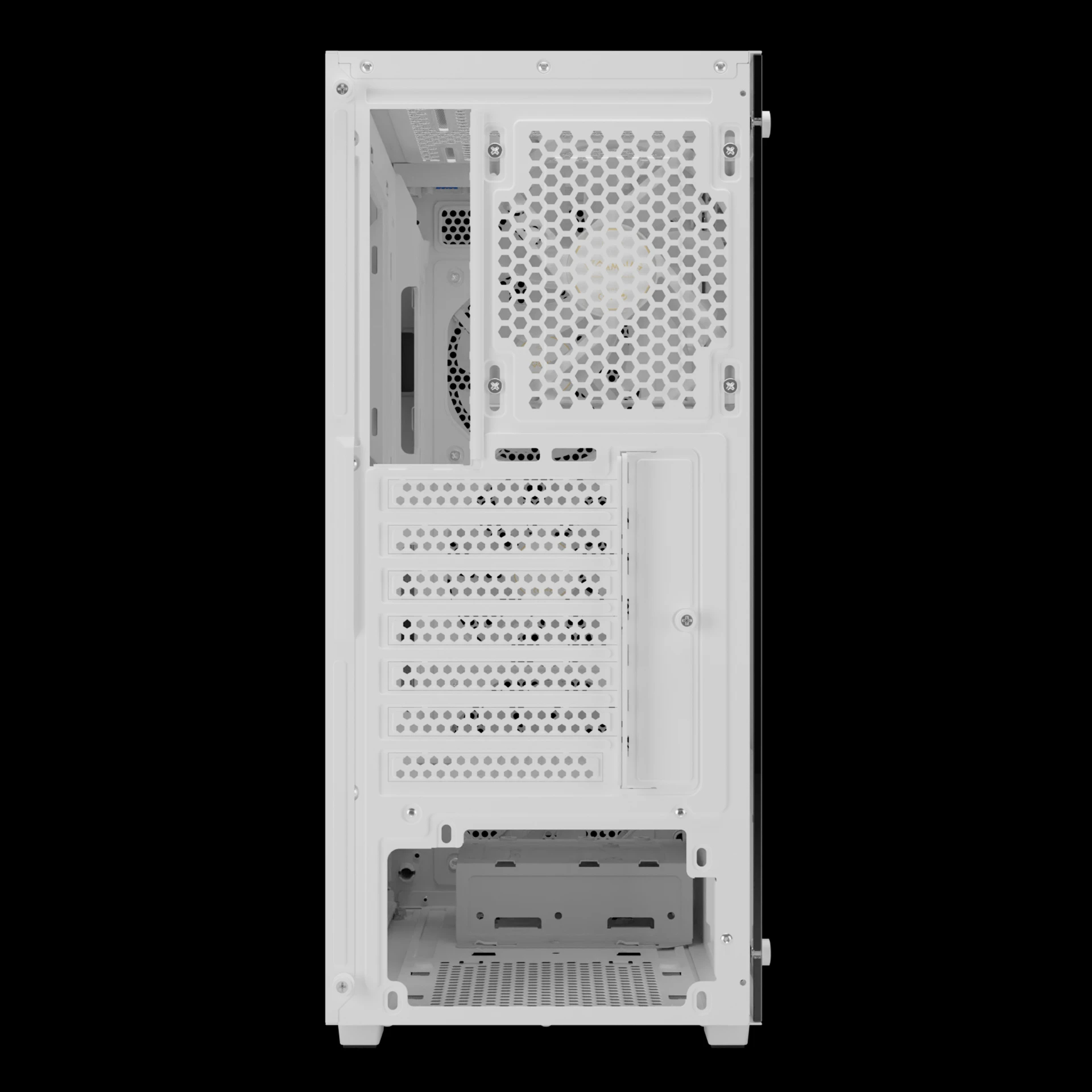 Кутия Gamdias AURA GC2 Elite White Case ATX Mesh RGB Tempered Glass