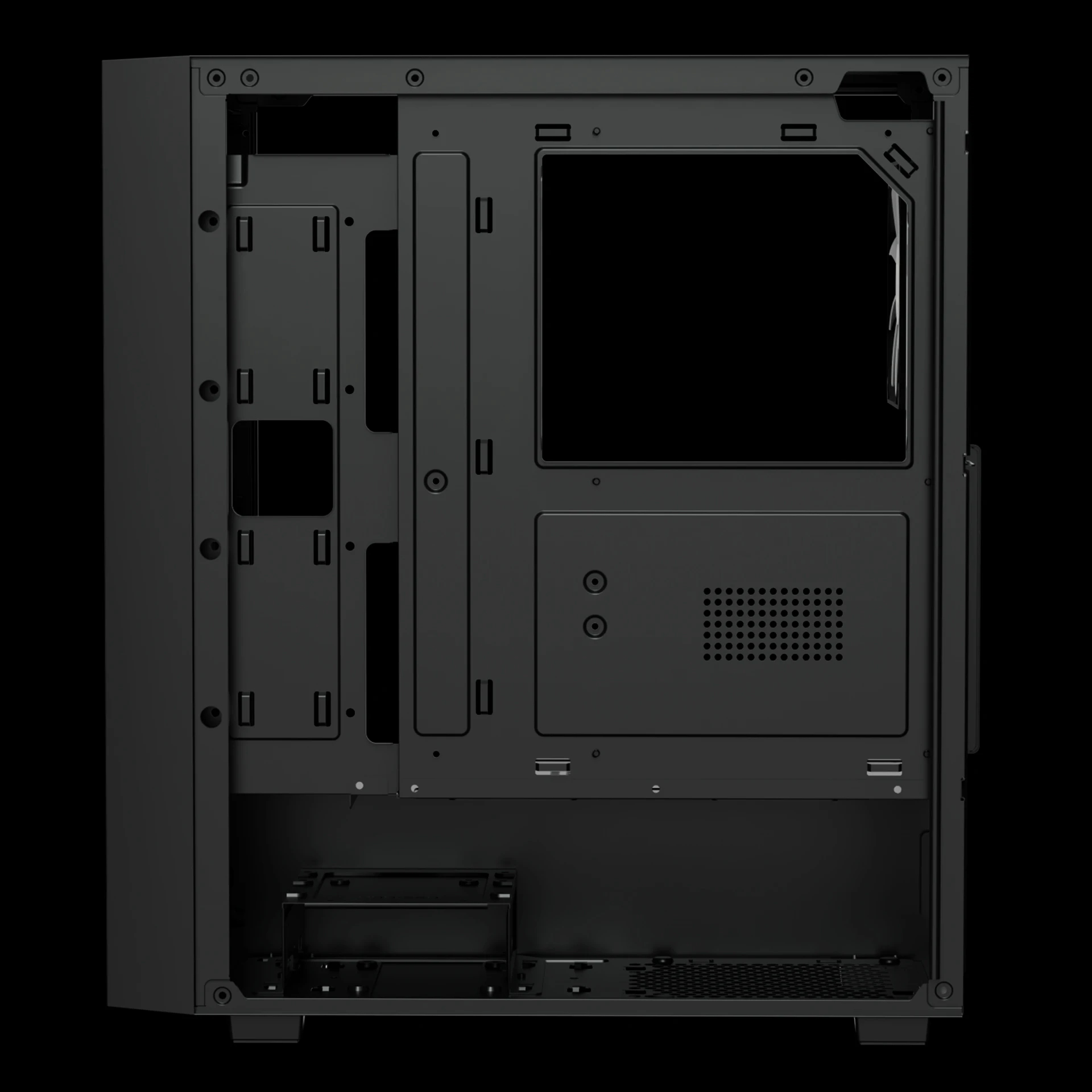 Кутия Gamdias AURA GC2 Elite Black Case ATX Mesh RGB Tempered Glass