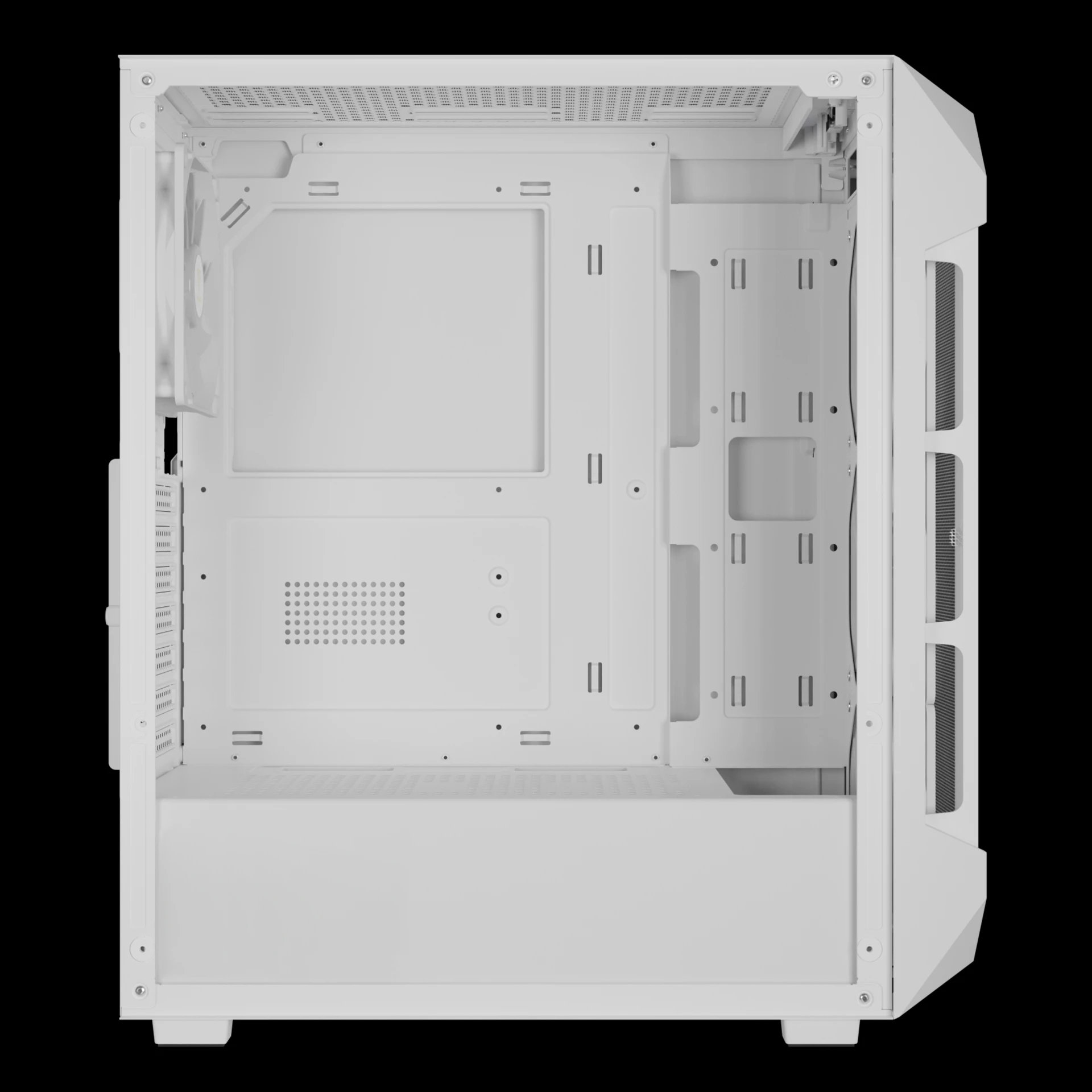 Кутия Gamdias AURA GC1 Elite White Case ATX Mesh RGB Tempered Glass