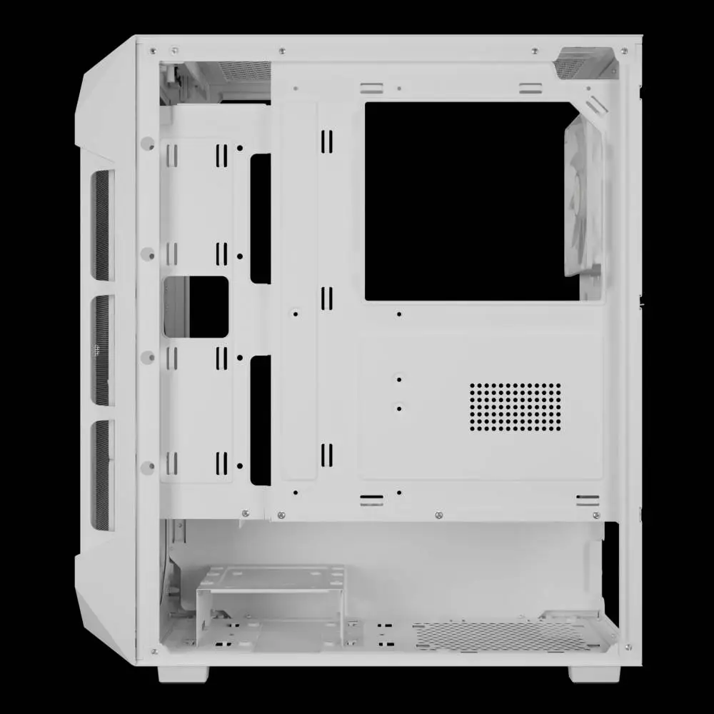 Кутия Gamdias AURA GC1 Elite White Case ATX Mesh RGB Tempered Glass