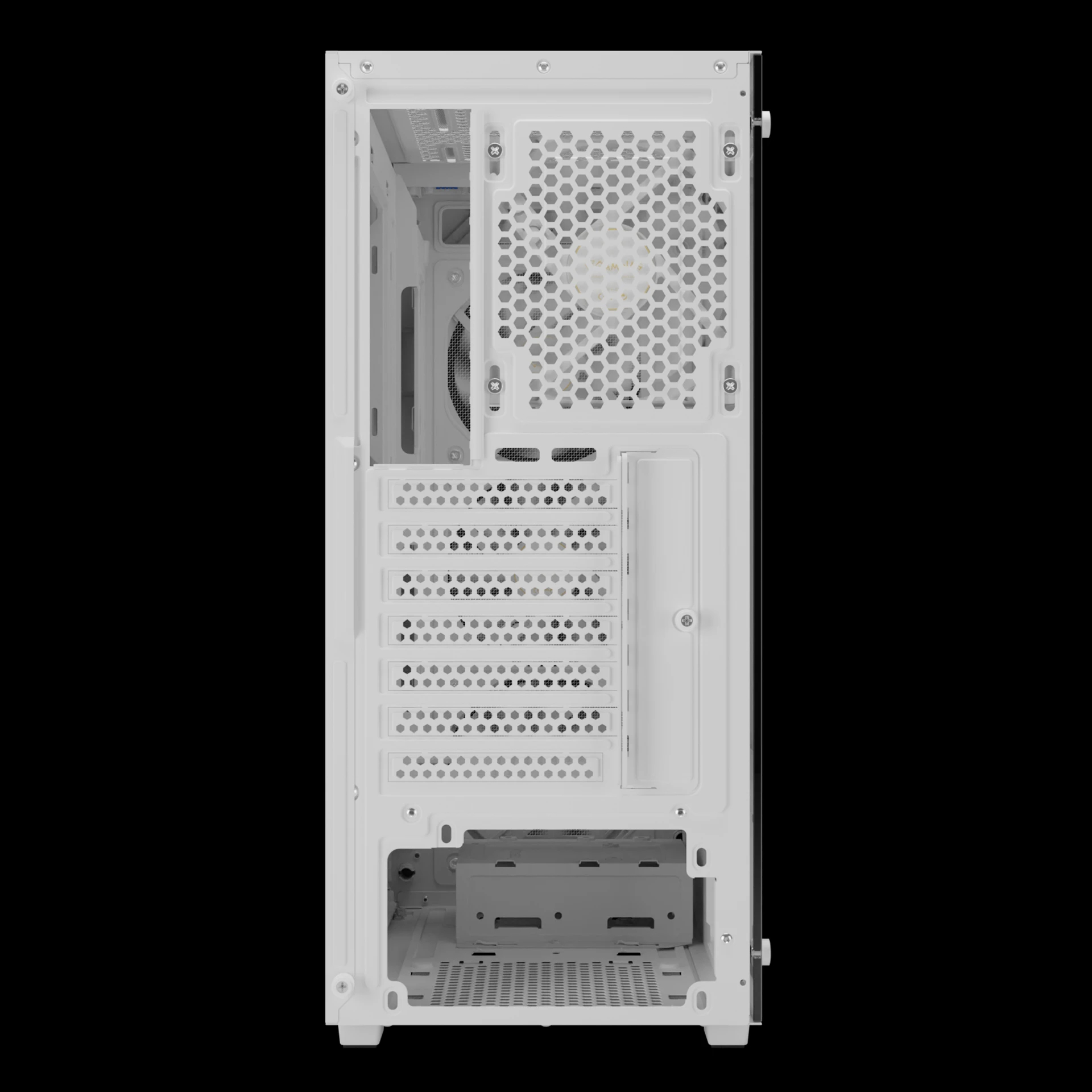 Кутия Gamdias AURA GC1 Elite White Case ATX Mesh RGB Tempered Glass