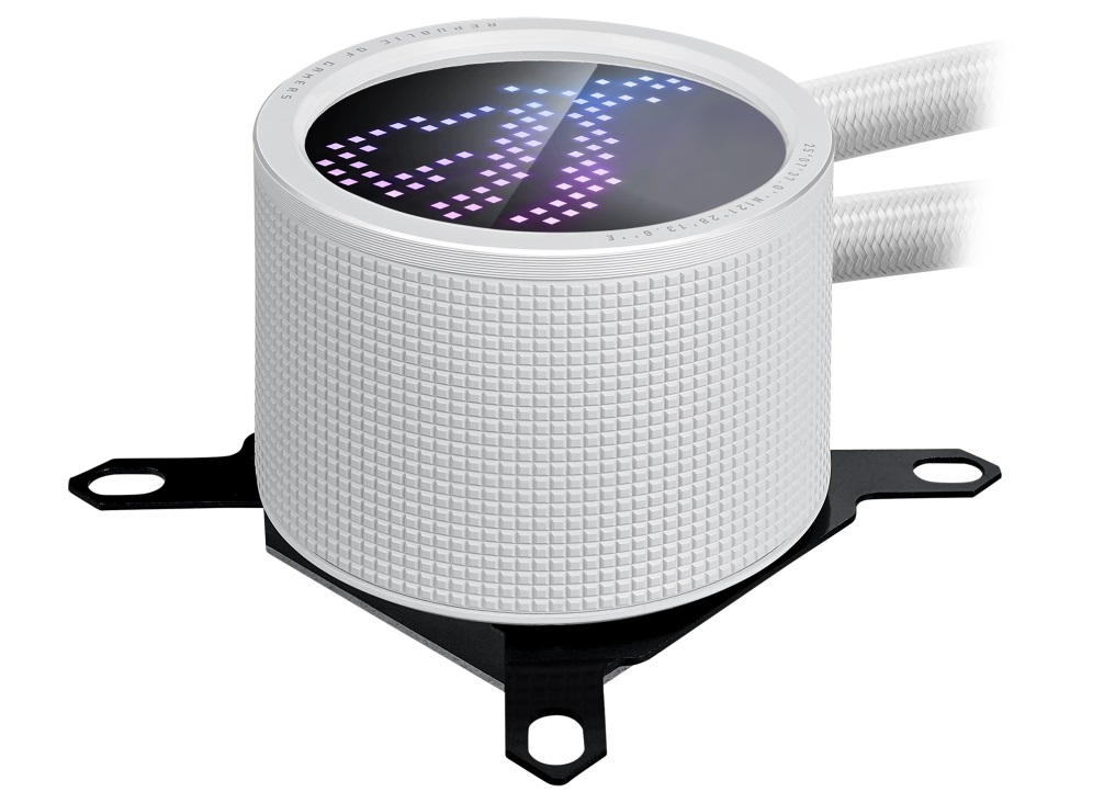 Водно охлаждане за процесор ASUS ROG Strix LC III 240 ARGB White AIO CPU Liquid Cooler - 90RC00S2-M0UAY0