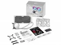 Водно охлаждане за процесор ASUS ROG Strix LC III 240 ARGB White AIO CPU Liquid Cooler - 90RC00S2-M0UAY0