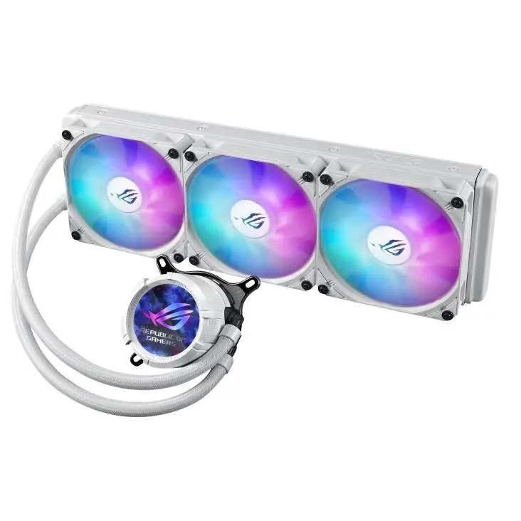 ASUS ROG Strix LC III 360 ARGB White AIO CPU Liquid Cooler - 90RC00T2-M0UAY0