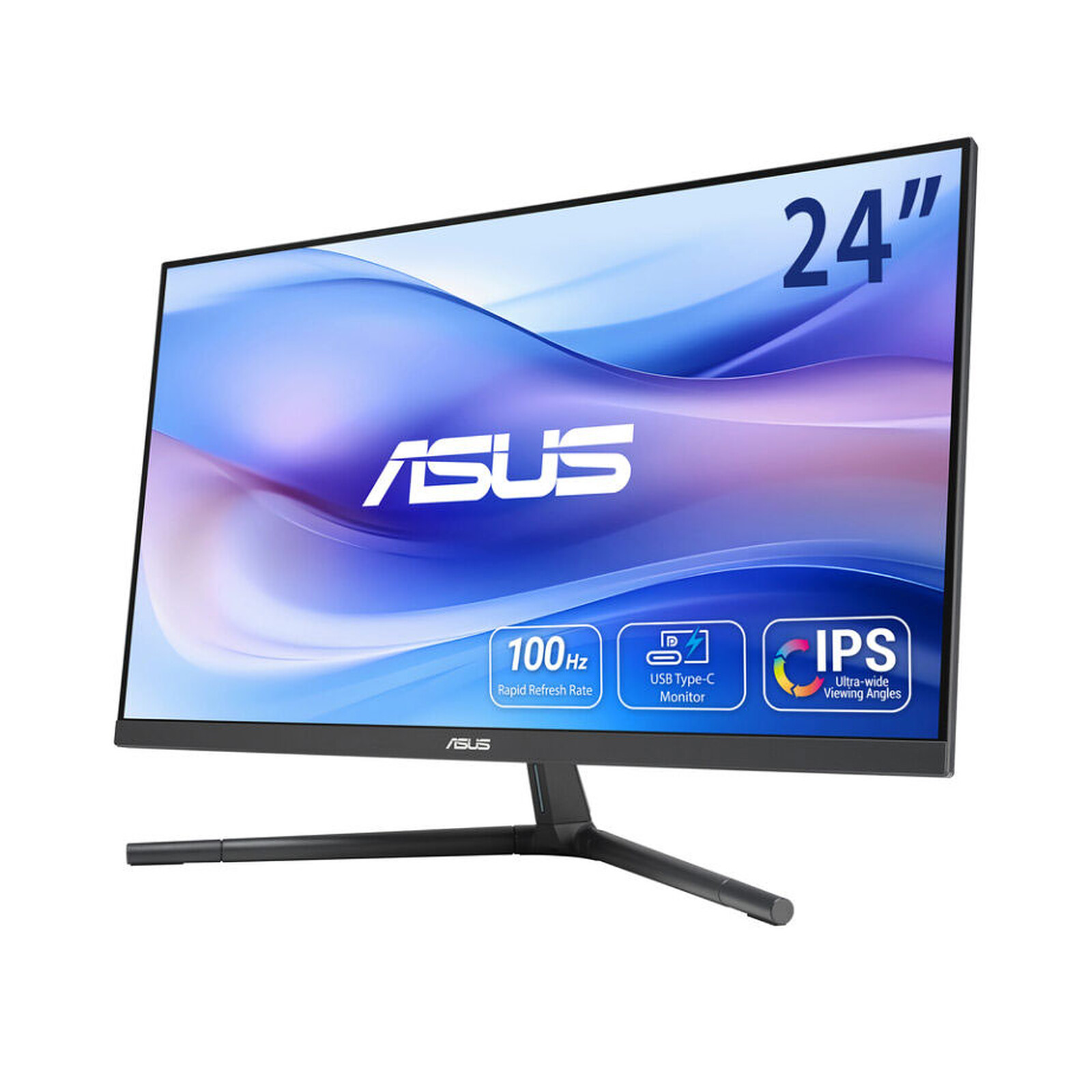 Монитор ASUS VU249CFE-B Eye Care, 23.8", IPS, FHD 1920x1080, 100Hz, 1ms, HDMI, USB Type C, Quiet Blue - 90LM09JK-B01K70 