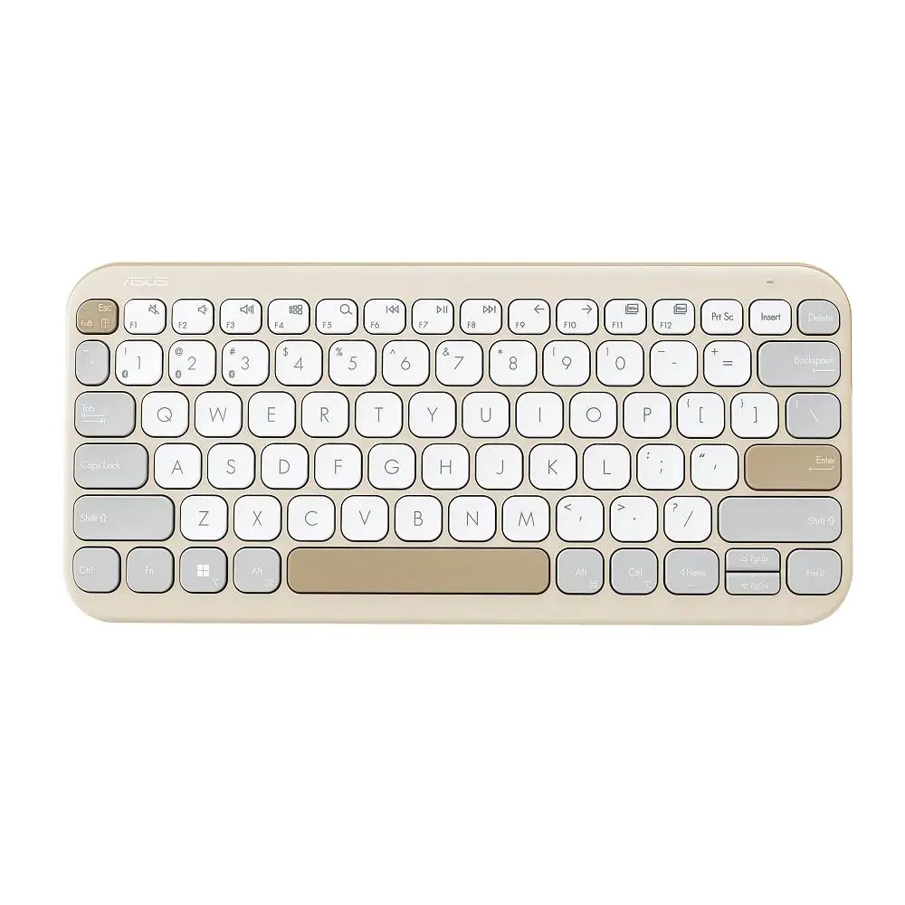 Клавиатура ASUS KW100 Marshmallow Keyboard Beige BDS Bluetooth - 90XB0880-BKB040
