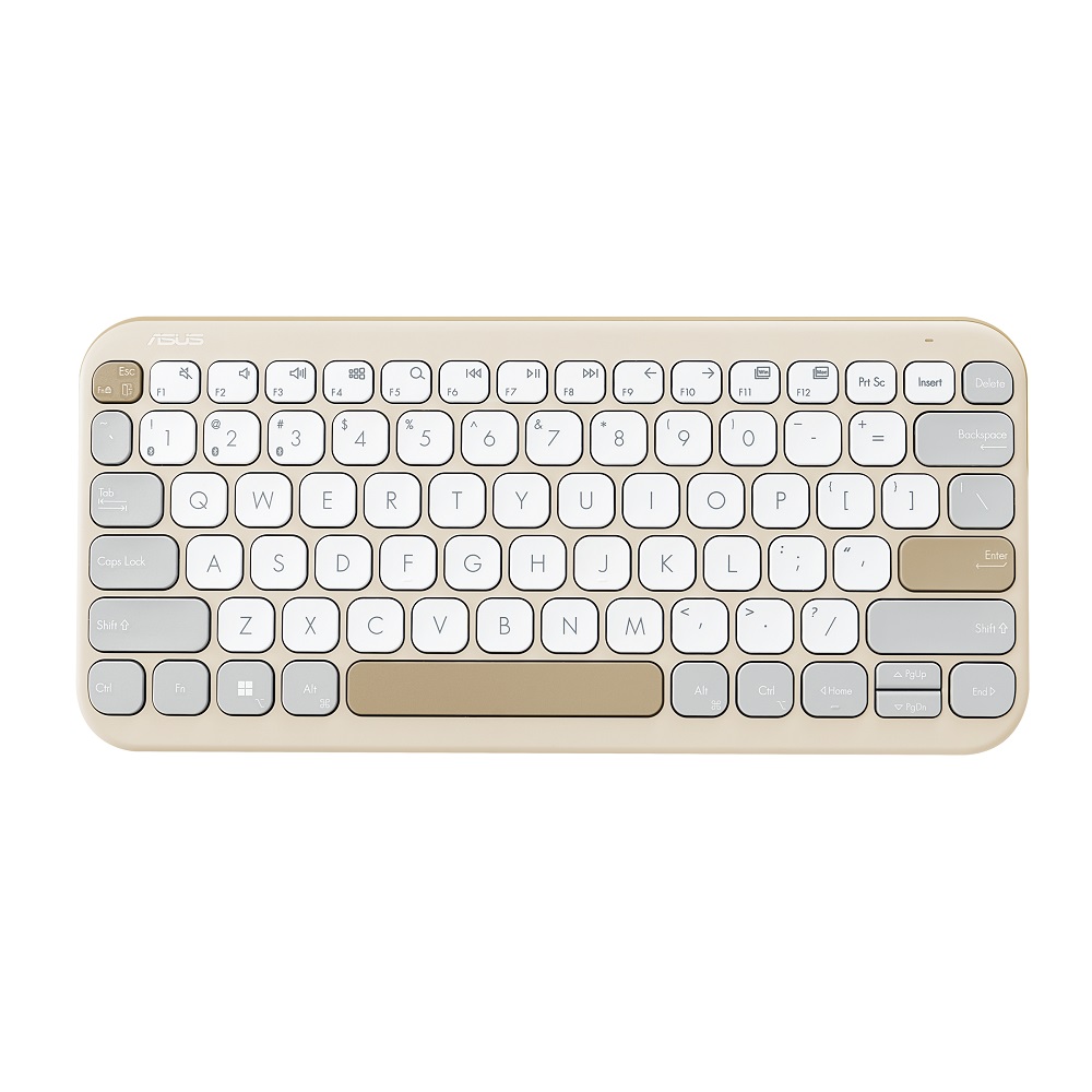 Клавиатура ASUS KW100 Marshmallow Keyboard Beige BDS Bluetooth - 90XB0880-BKB040
