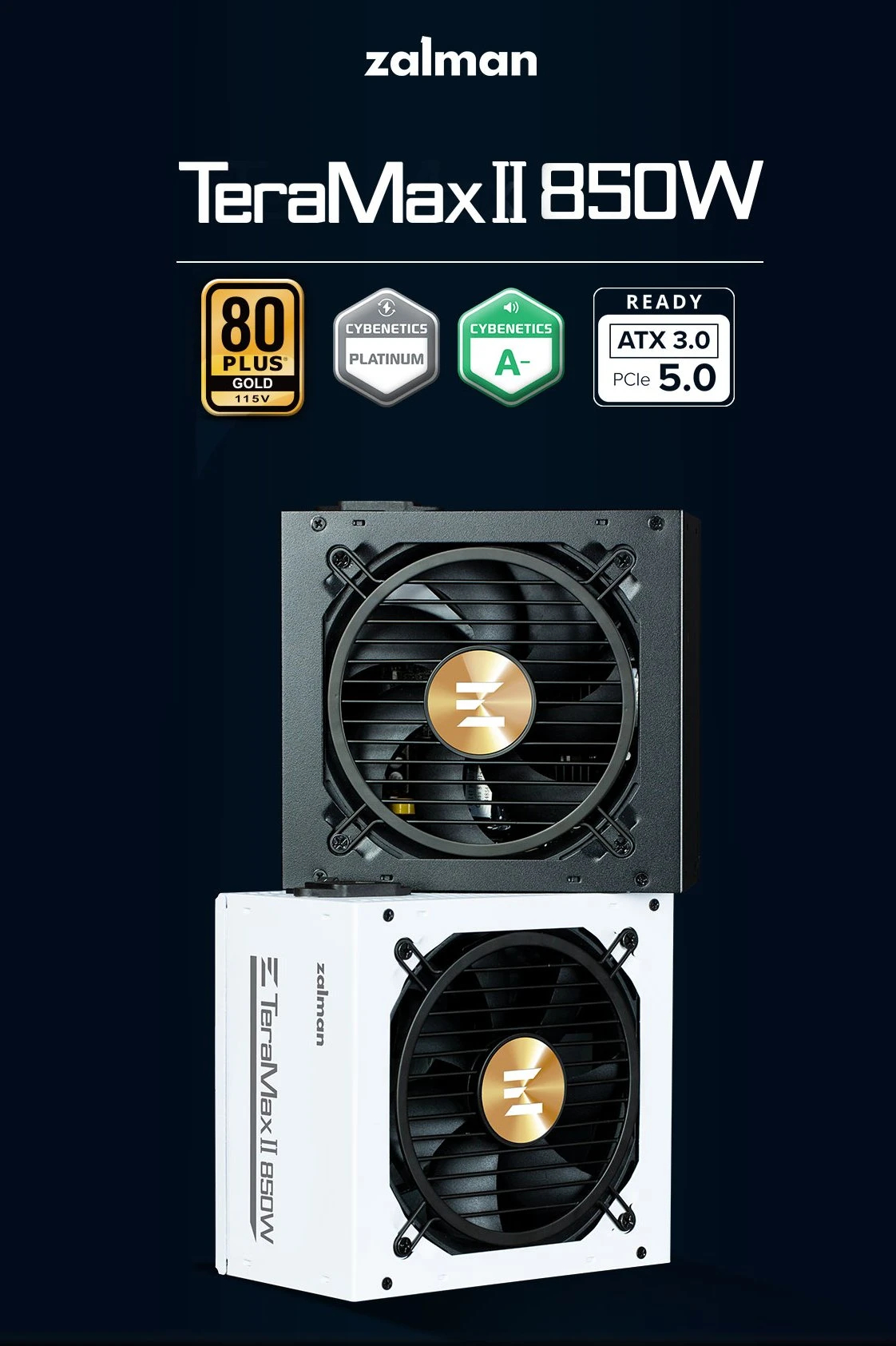 Zalman TeraMax ATX 3.0 850W Gold PSU - ZM850-TMX2