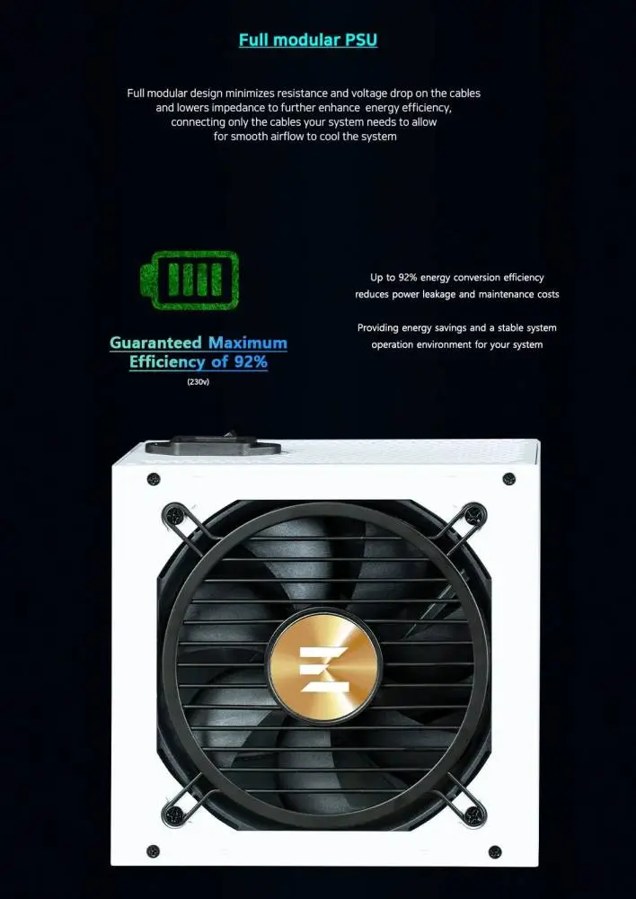 Захранване Zalman TeraMax ATX 3.0 850W Gold PSU - ZM850-TMX2