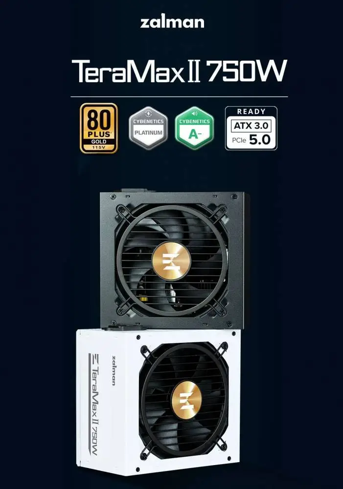 Захранване Zalman TeraMax ATX 3.0 750W Gold White PSU - ZM750-TMX2-WH