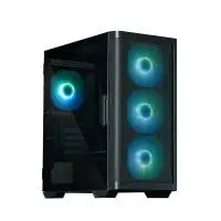 Кутия Zalman M4 Black Addressable RGB Case mATX, Tempered Glass, 4 fans included