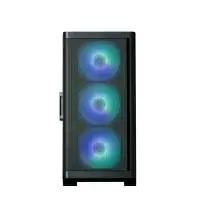 Кутия Zalman M4 Black Addressable RGB Case mATX, Tempered Glass, 4 fans included