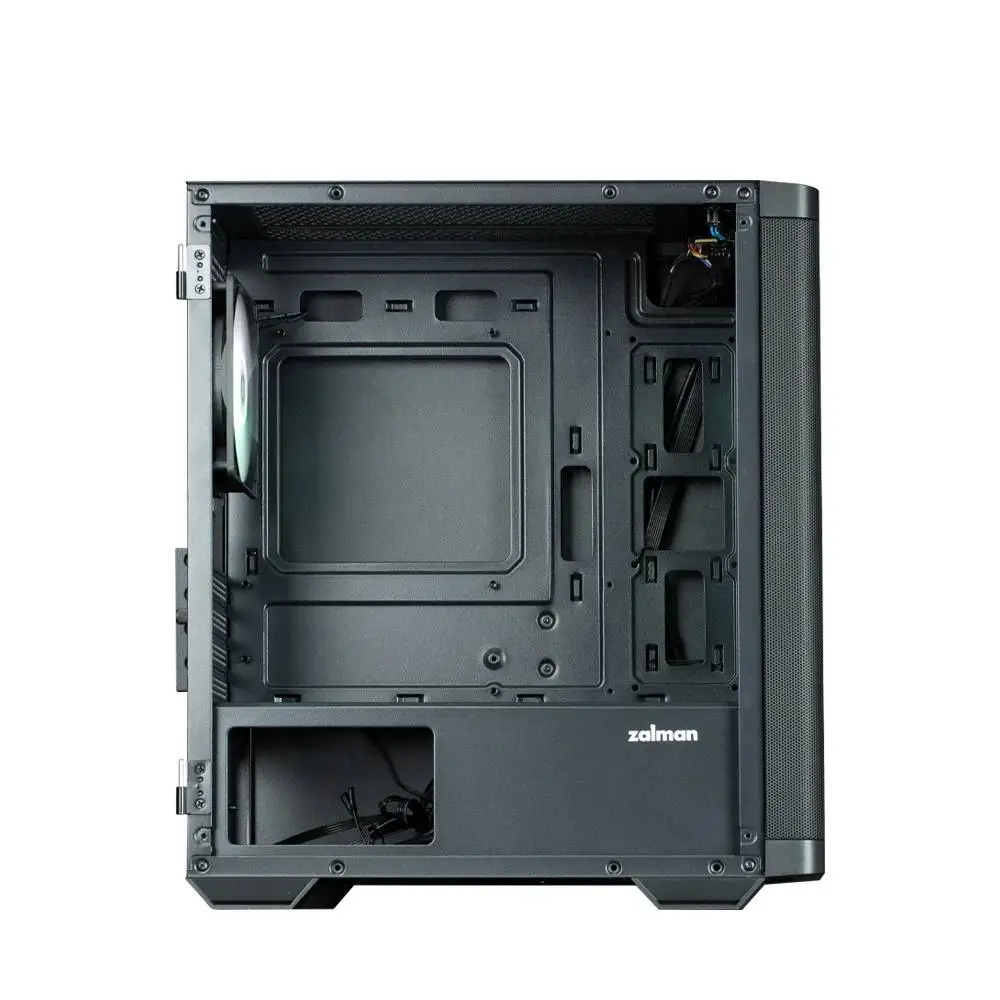 Кутия Zalman M4 Black Addressable RGB Case mATX, Tempered Glass, 4 fans included