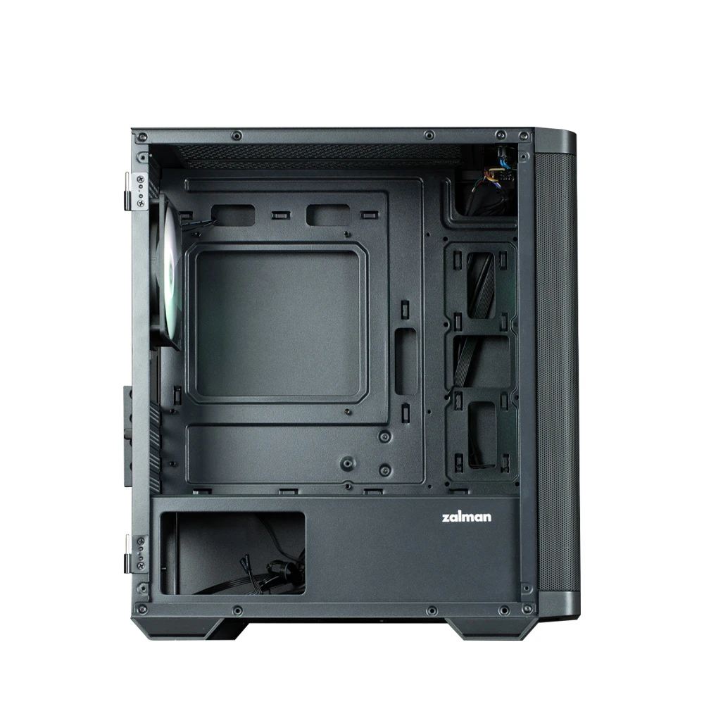 Кутия Zalman M4 Black Addressable RGB Case mATX, Tempered Glass, 4 fans included