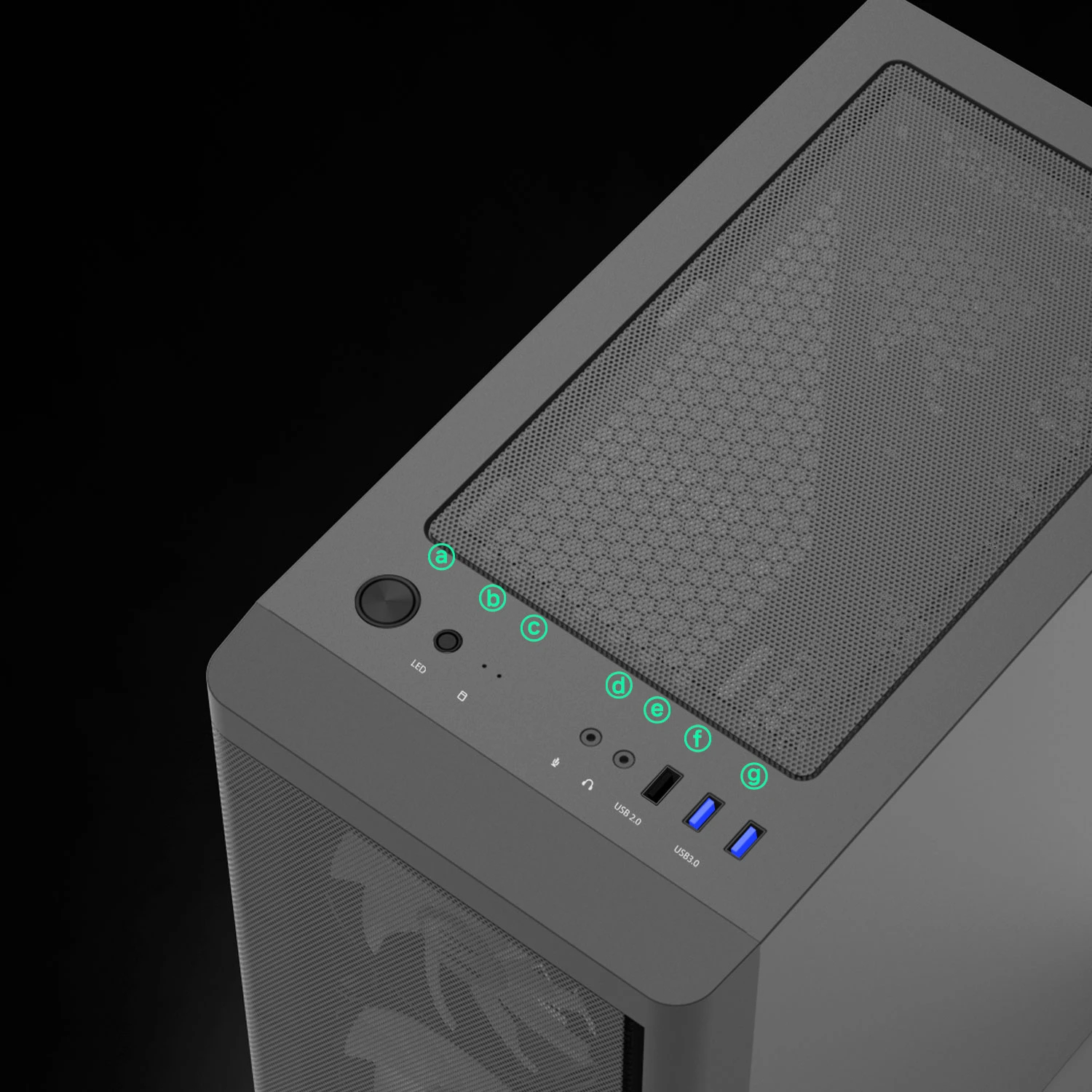 Кутия Zalman M4 Black Addressable RGB Case mATX, Tempered Glass, 4 fans included