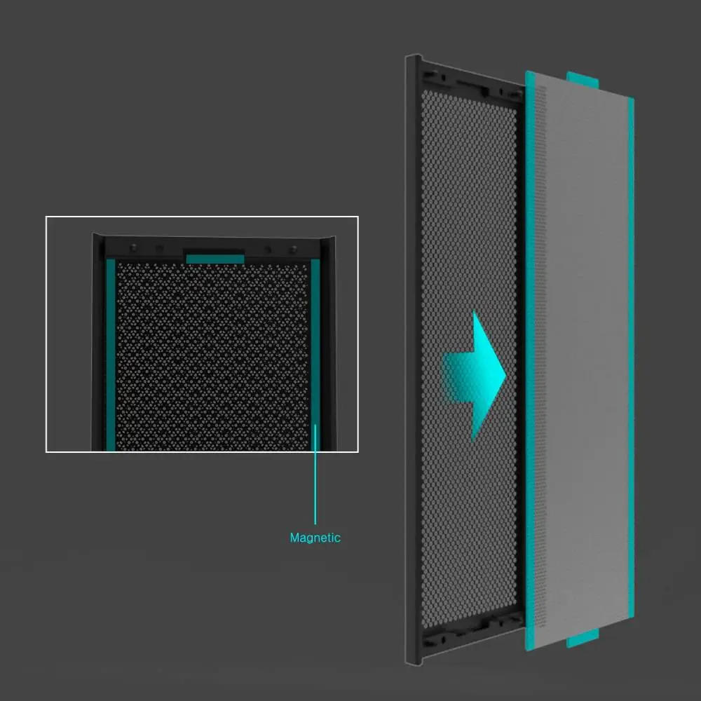 Кутия Zalman I6 Black RGB Case EATX, Tempered Glass, 3 fans included