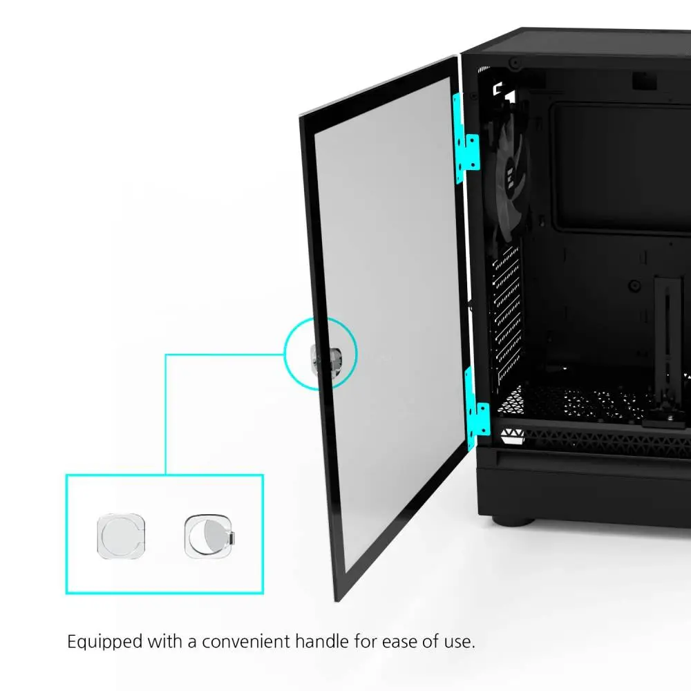 Кутия Zalman I6 Black RGB Case EATX, Tempered Glass, 3 fans included