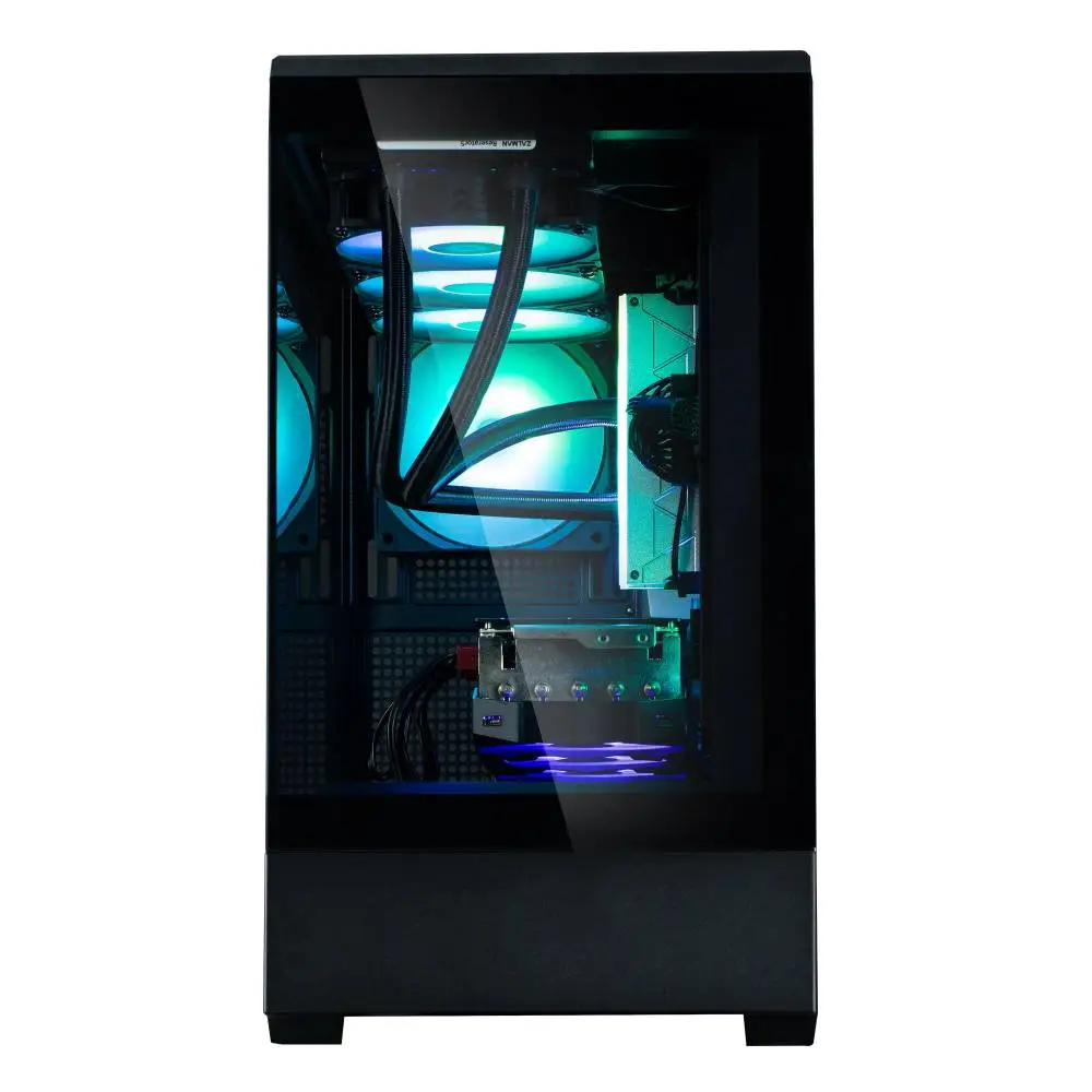 Кутия Zalman P30 Black aRGB Case mATX Tempered Glass