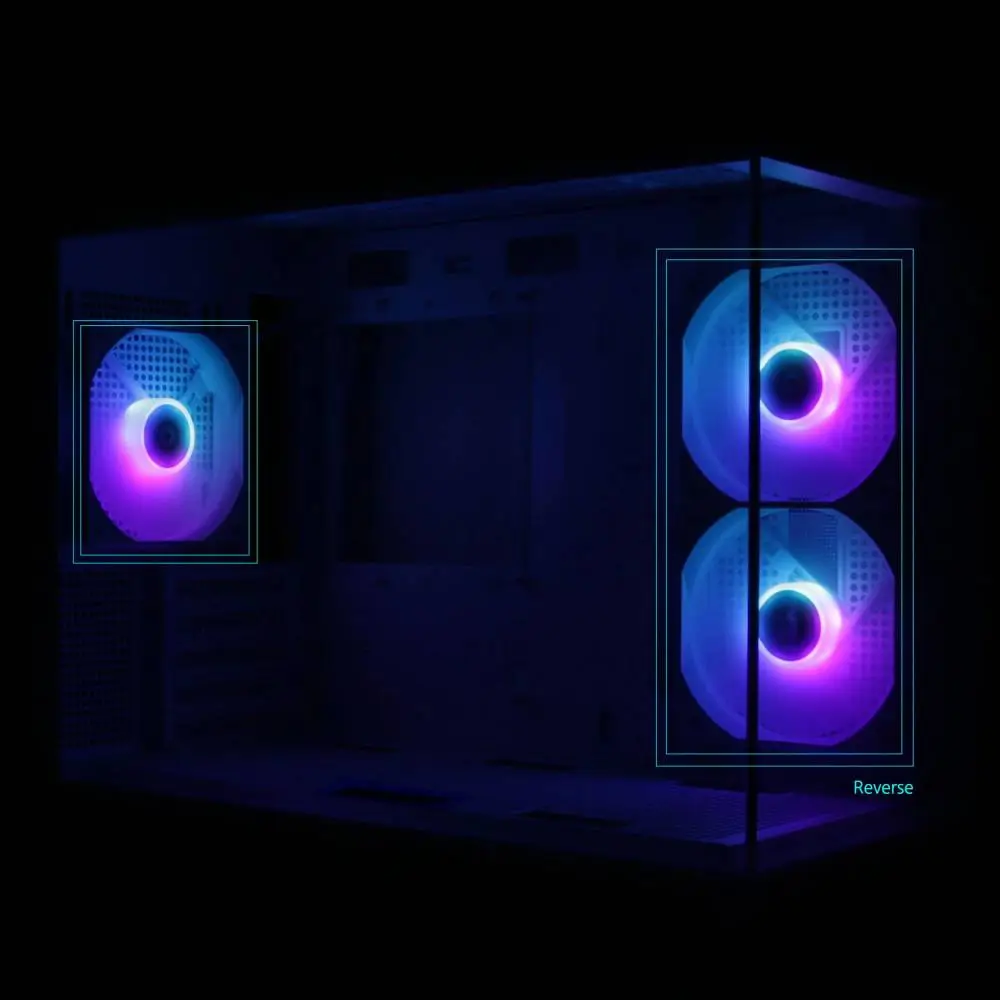 Кутия Zalman P30 Black aRGB Case mATX Tempered Glass