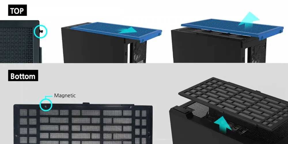 Кутия Zalman P30 Black aRGB Case mATX Tempered Glass