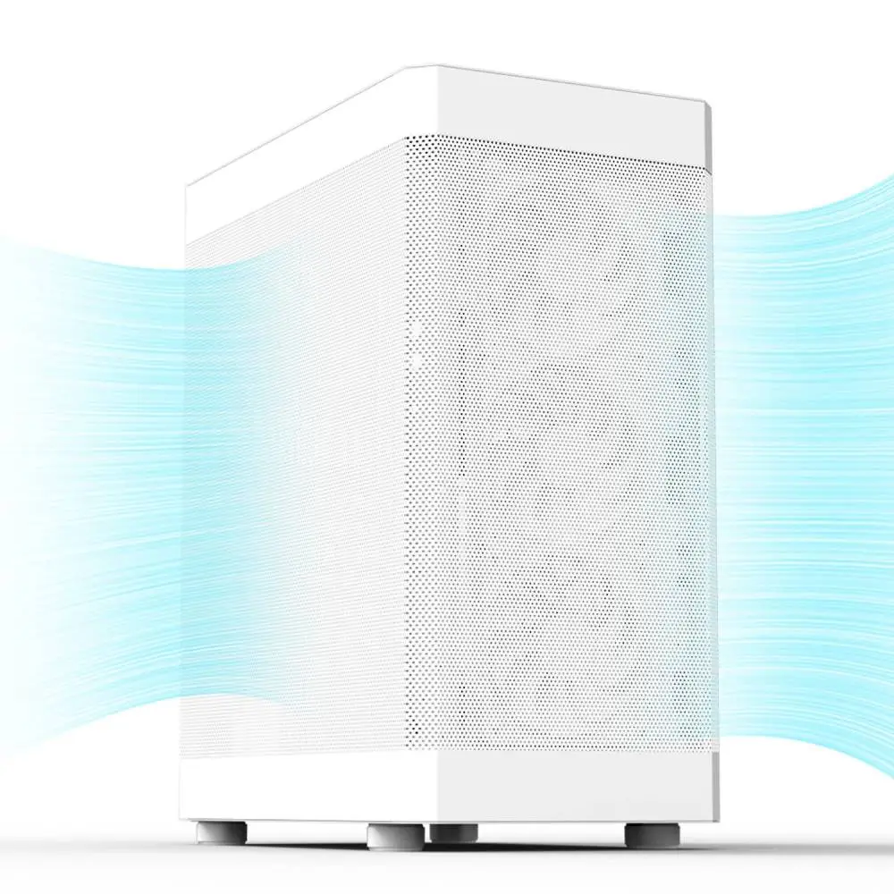 Кутия Zalman I4 White Full Mesh Case ATX, 6 fans included