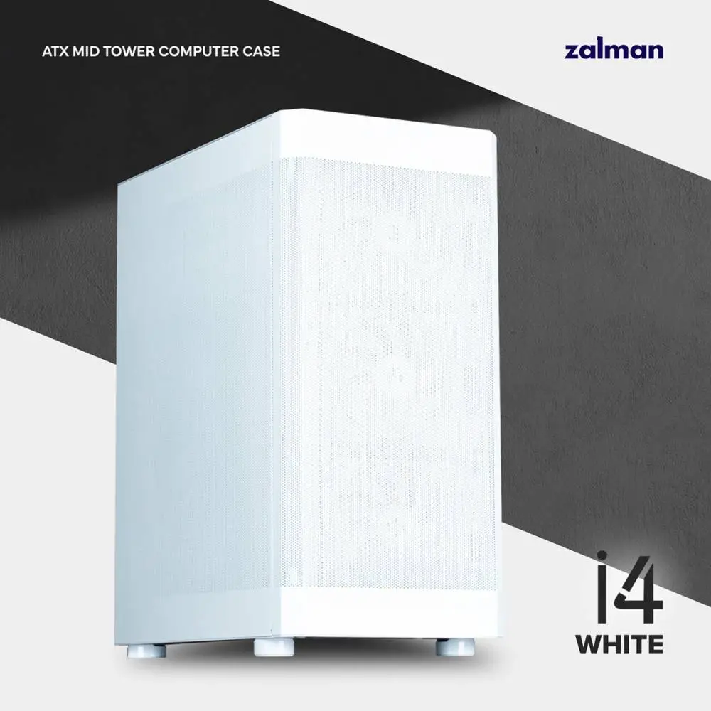 Кутия Zalman I4 White Full Mesh Case ATX, 6 fans included