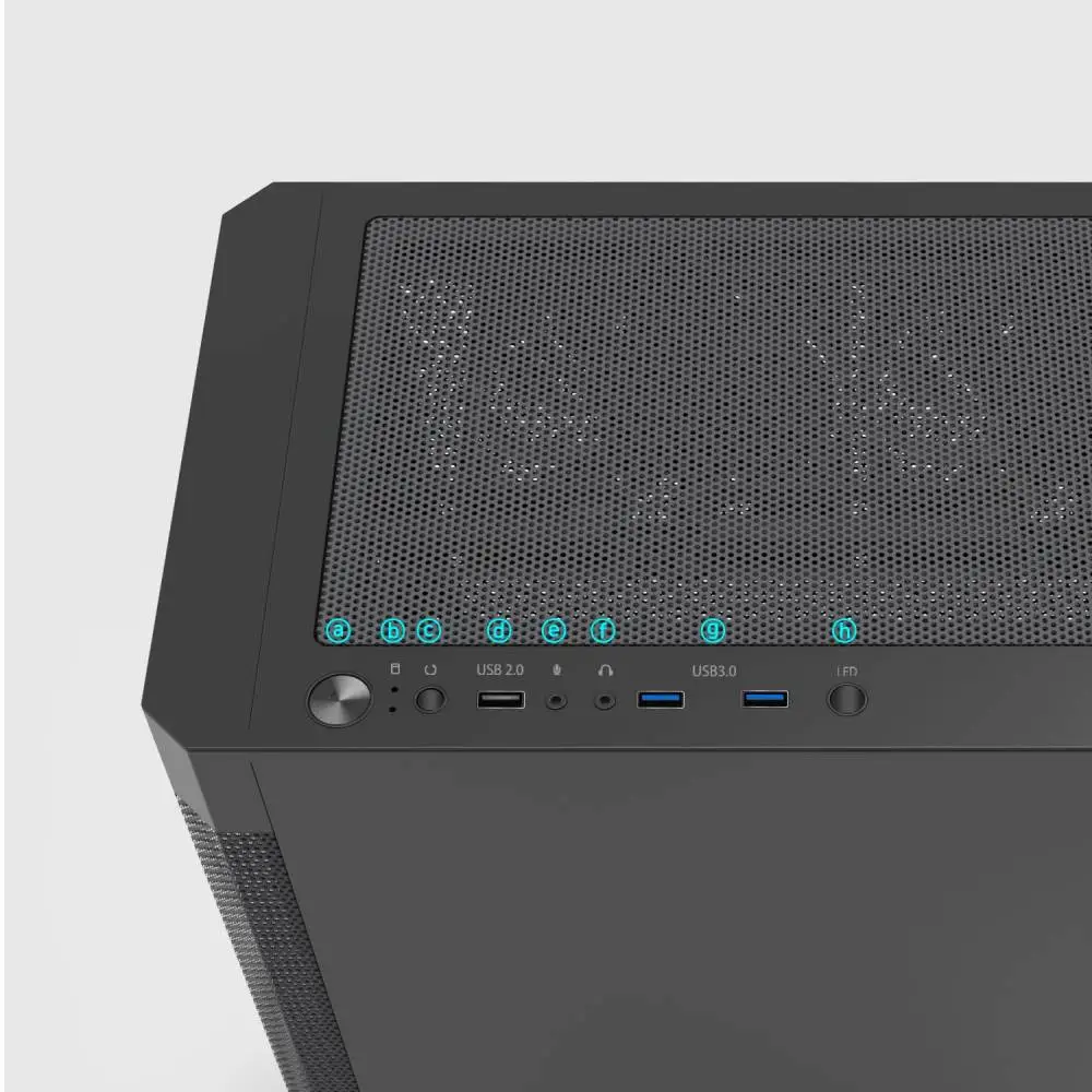 Кутия Zalman I4 Black Full Mesh Case ATX, 6 fans included