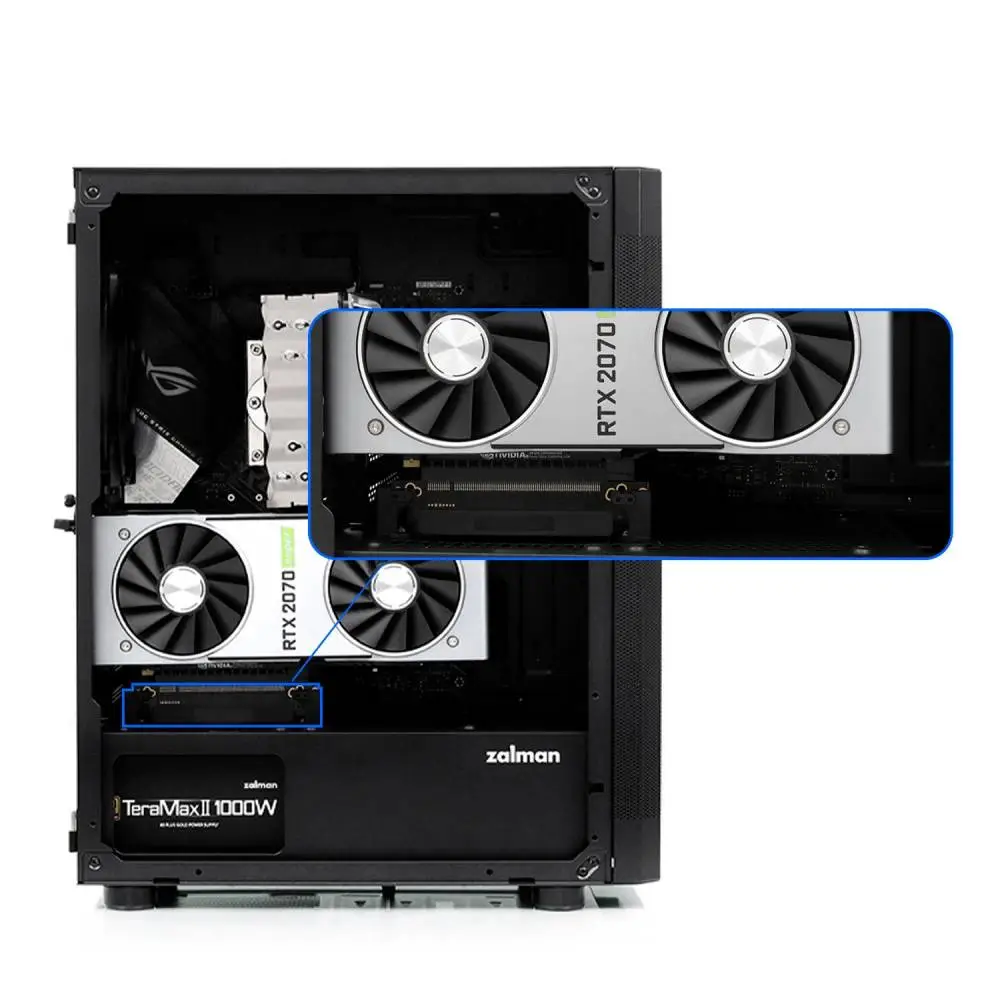 Кутия Zalman I4 Black Full Mesh Case ATX, 6 fans included