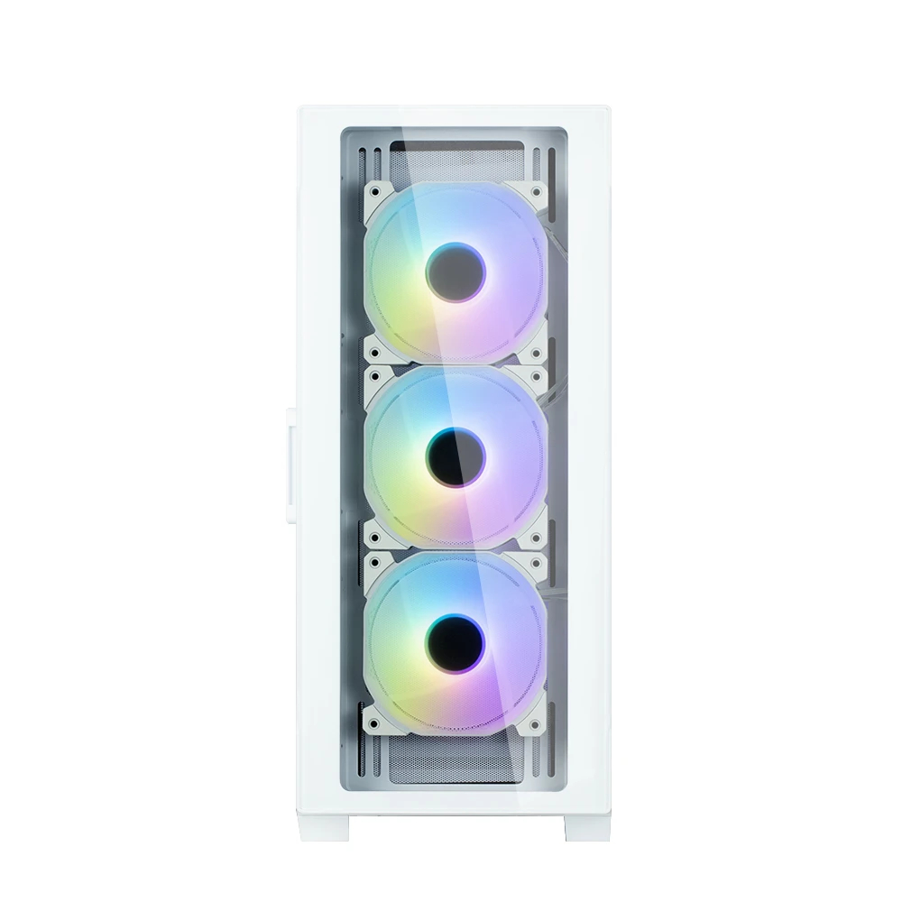 Кутия Zalman I3 NEO TG White aRGB Case ATX Tempered Glass