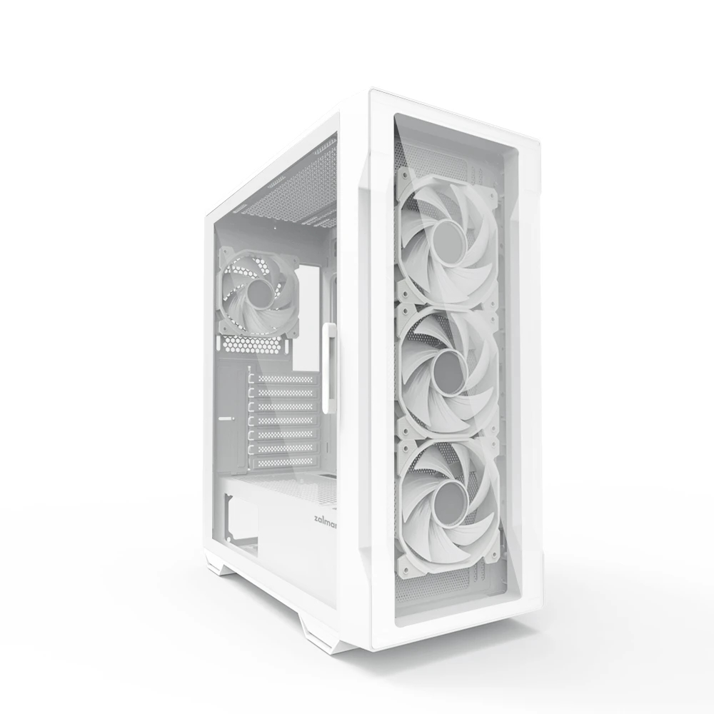 Кутия Zalman I3 NEO TG White aRGB Case ATX Tempered Glass