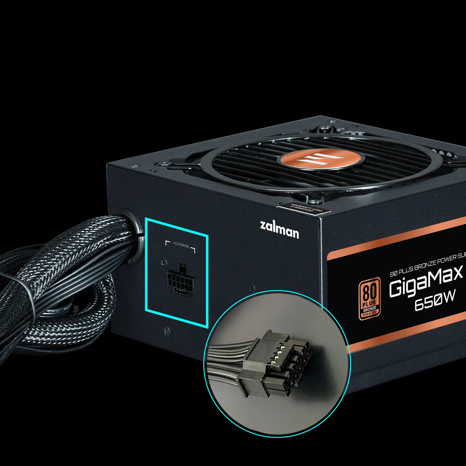 Захранване Zalman GigaMax III ATX 3.0 650W Bronze PSU - ZM650-GV3