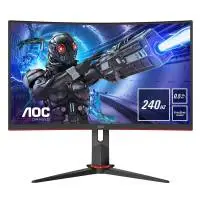 Монитор AOC C27G2ZU/BK, 27", VA Curved, FHD 1920x1080, 240Hz, 1ms MPRT, AMD FreeSync Premium/G-SYNC, USB Hub  