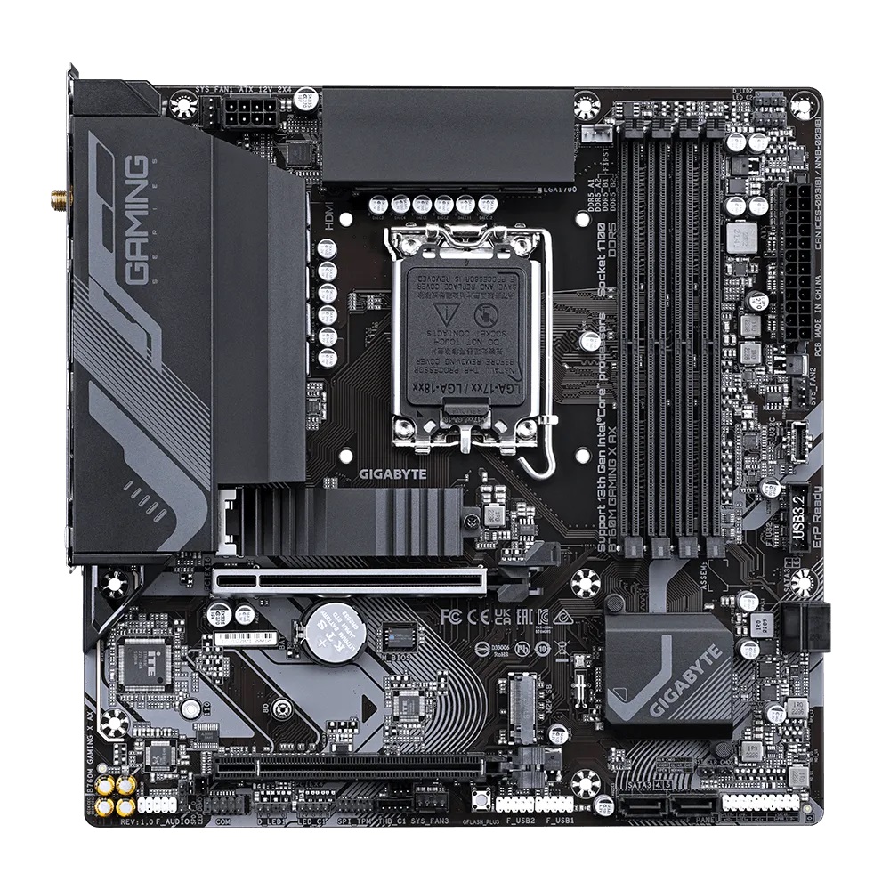Дънна платка Gigabyte B760M GAMING X AX LGA1700