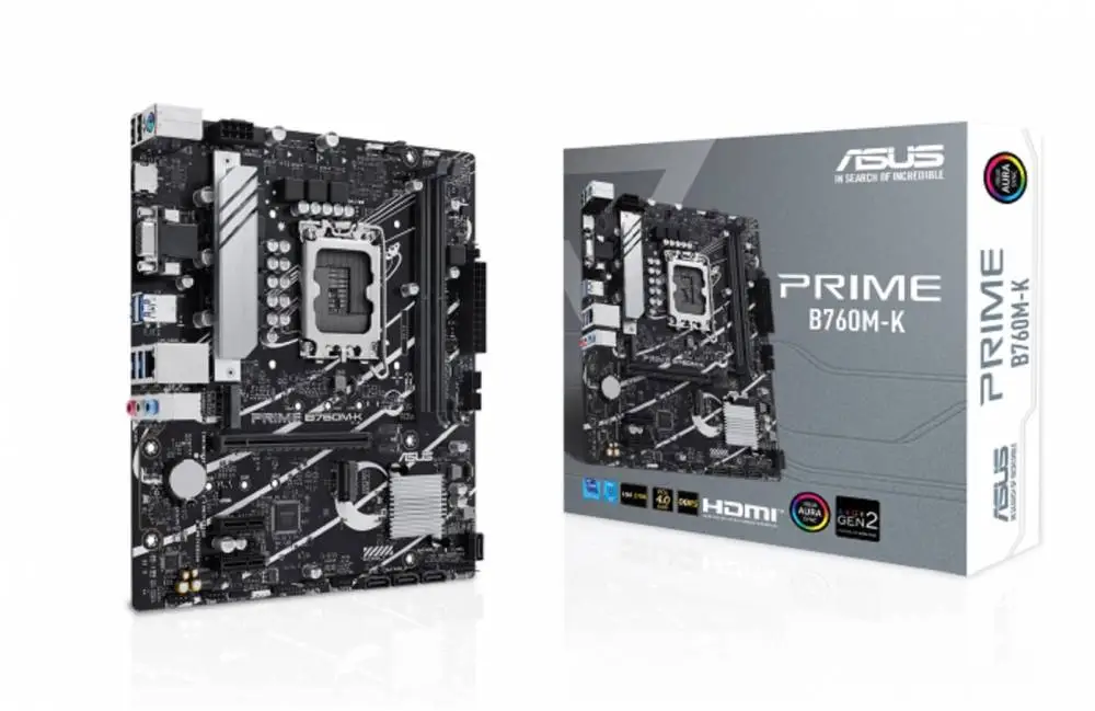 Scheda madre ASUS PRIME B760M-K LGA1700 DDR5 - 90MB1FI0-M1EAY0