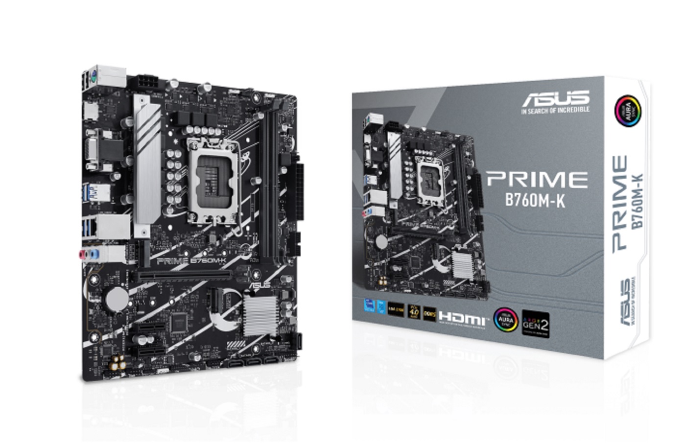 Дънна платка ASUS PRIME B760M-K LGA1700 DDR5 - 90MB1FI0-M1EAY0