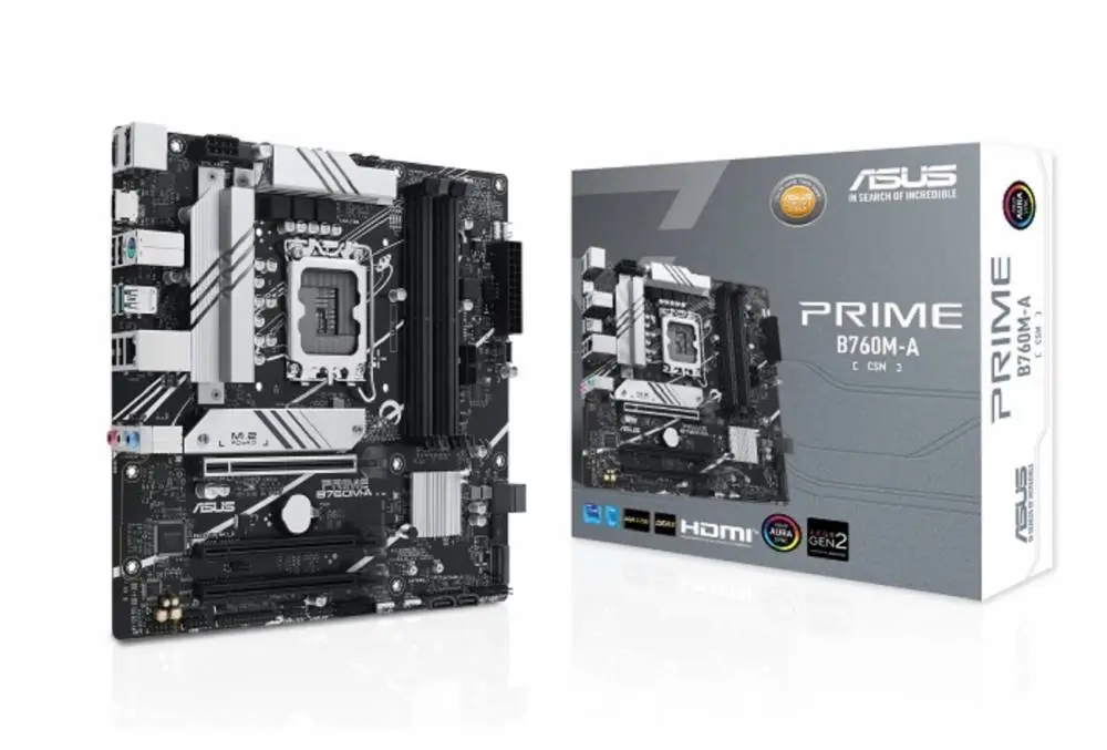 Дънна платка ASUS PRIME B760M-A-CSM LGA1700 DDR5 - 90MB1EK0-MOEAYC