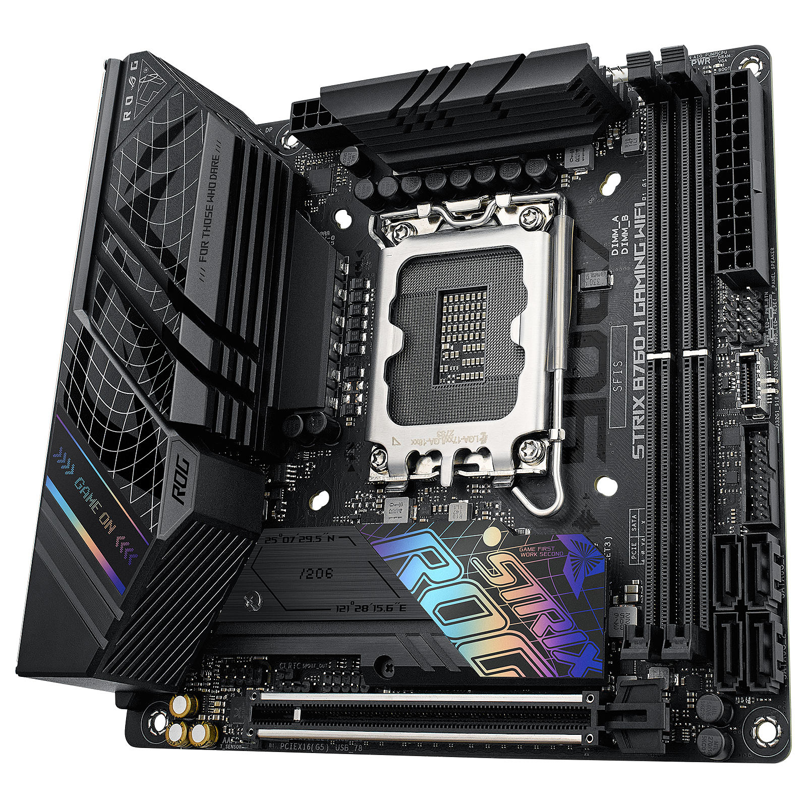 Дънна платка ASUS ROG STRIX B760-I GAMING WIFI ITX - 90MB1D90-M1EAY0