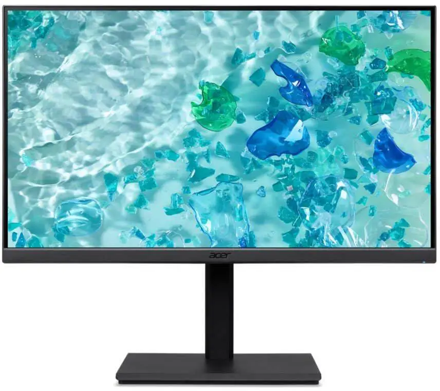 Монитор Acer Vero B247YEBMIPRXV, 23.8", IPS, FHD 1920x1080, 100Hz, 4ms, AMD FreeSync, HDMI, VGA, DP - UM.QB7EE.E08