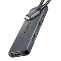 USB хъб AXAGON HMC-5H8K USB 5Gbps hub, 2x USB-A, USB-C, HDMI 8k/30Hz, PD 100W